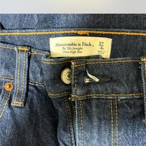 Abercrombie & Fitch Women’s Dark Denim Jeans